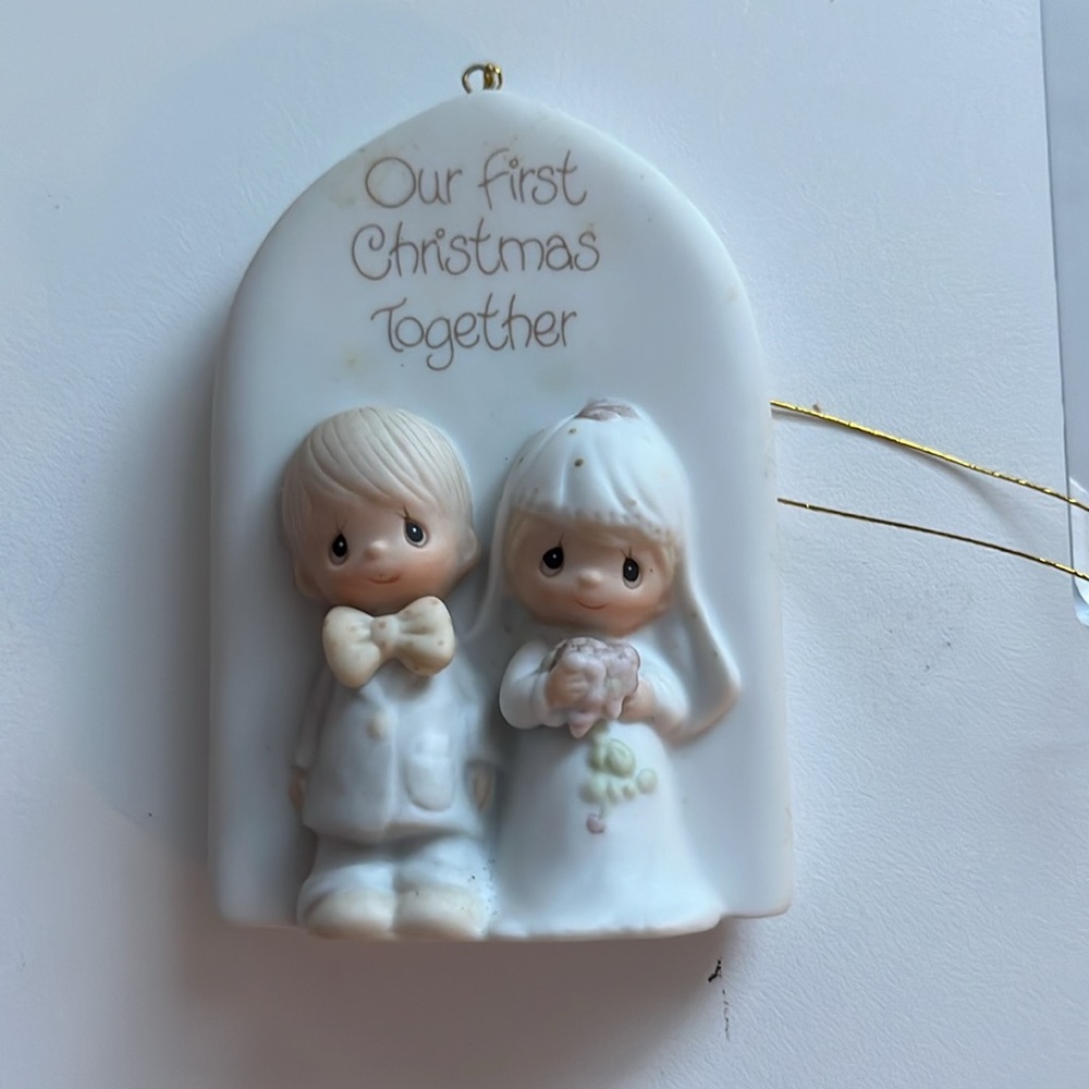 🎄”Our first Christmas together” Precious Moments ornament E-2385